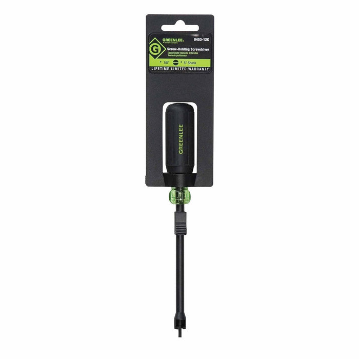 Greenlee 0453-12C Screw-Holding Screwdriver 1/8" x 5" - 2