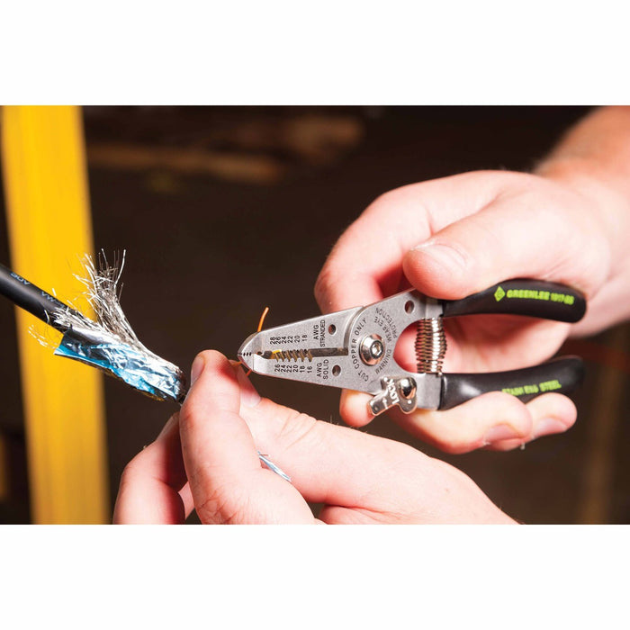 Greenlee 1917-SS Stainless Wire Stripper and Cutters (16-26AWG) - 4