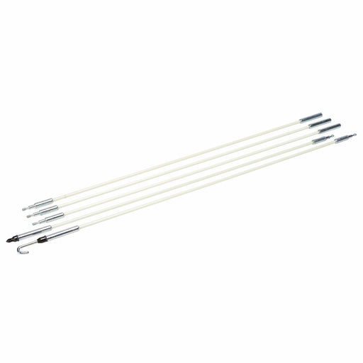 Greenlee 540-8M 3/16" x 8' Long Glo Stix Kit with Bullet and "J" Hook Nose Tips - 2