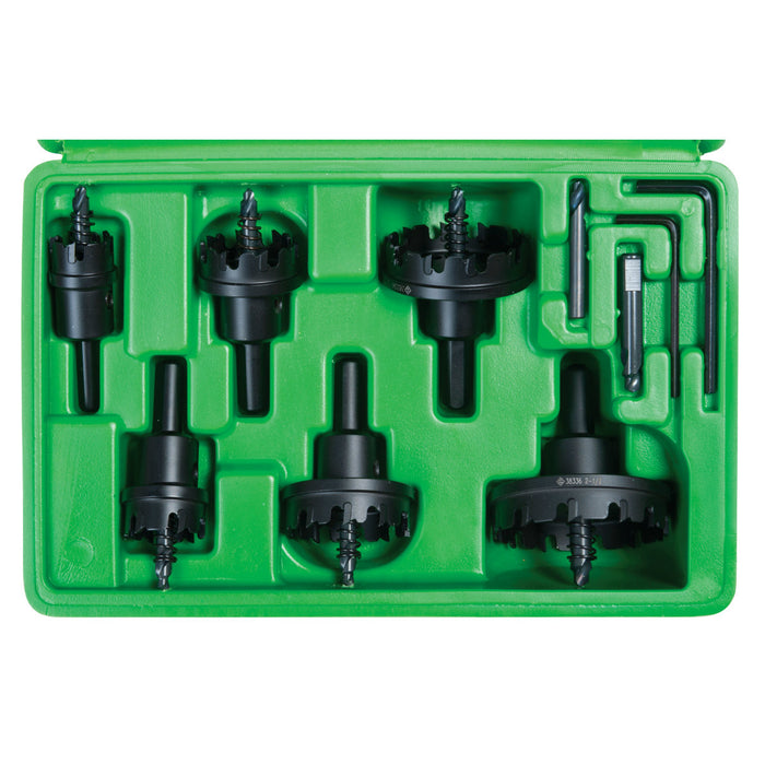 Greenlee 628 8 Piece Carbide Hole Cutter Kit, 7/8" - 2-1/2" - 4