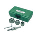 Greenlee 655 Quick Change Stainless Steel Hole Cutter Kit (7/8", 1-1/8", 1-3/8")