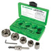 Greenlee 660 Quick Change Stainless Steel Hole Cutter Kit (7/8", 1-1/8", 1-3/8", 1-3/4", 2")