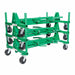 Greenlee 668 Mobile Conduit and Pipe Rack with Casters - 3