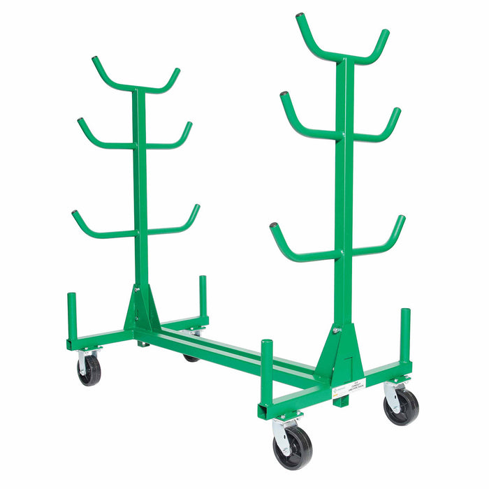 Greenlee 668 Mobile Conduit and Pipe Rack with Casters - 5