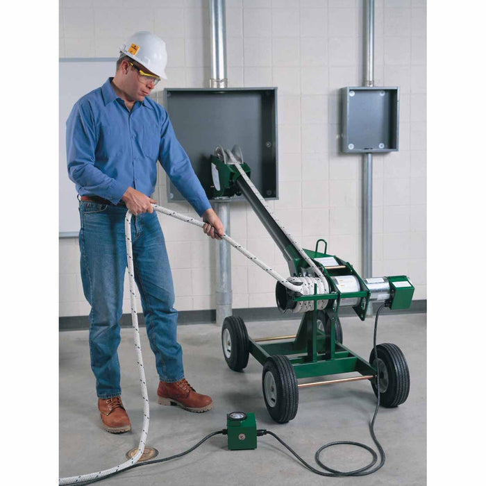 Greenlee 6800 Ultra Tugger 8 Cable Puller with Floor Mount - 8000 lb. - 3