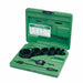 Greenlee 830 1/2" - 2" Conduit Size Bi-Metal Hole Saw Kit - 6