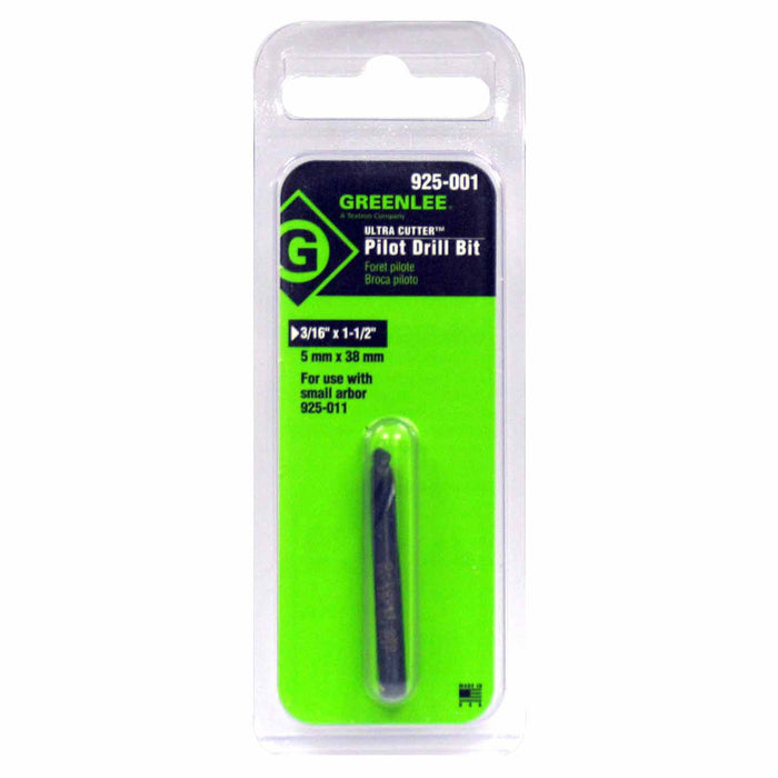 Greenlee 925-001 Small Pilot Drill 3/16" - 2