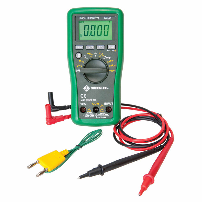 Greenlee DM-45 Auto Ranging Multimeter - 9