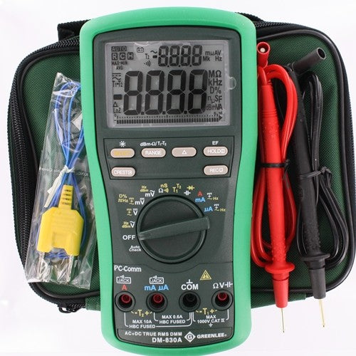 Greenlee DM-830A 1000 Volt AC/DC Digital Multimeter