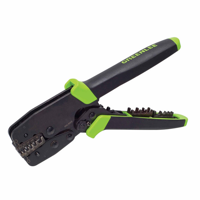 Greenlee K210 Crimping Tool with 10873, 10874, and 10875 Die Sets - 9