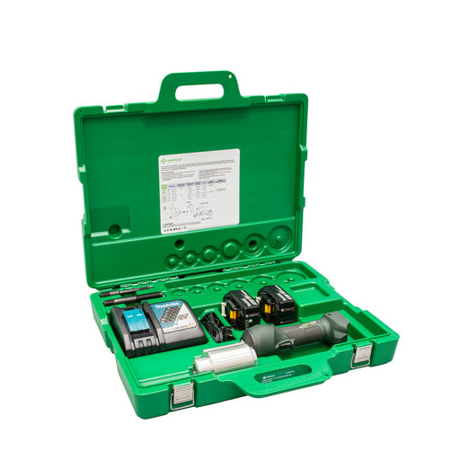 Greenlee LS100X11A INTELLIPUNCH 11-Ton Set, with Case & Battery