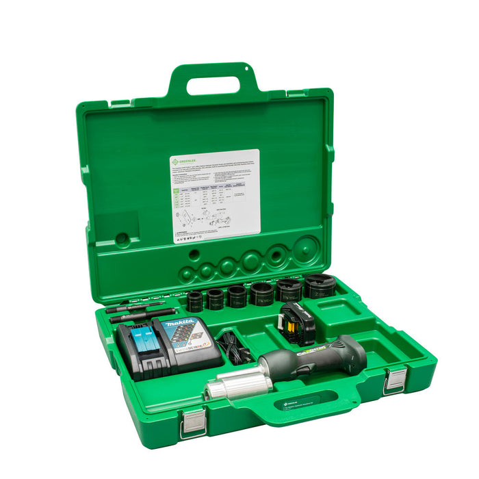 Greenlee LS50L11B Battery-Powered Knockout Punch Driver Tool Kit - 2