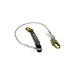 Guardian 01240 6 ft Cable Lanyard with Shock Absorber Steel Snap Hooks
