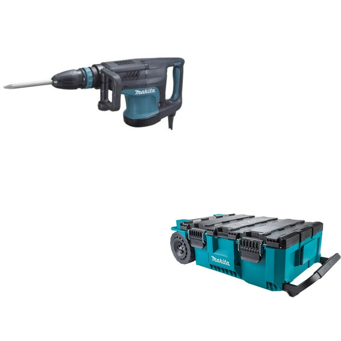 Makita HM1203C Demolition Hammer Kit W/ FREE T-90009 Rolling Chest
