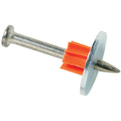 Ramset 1514SD 2" Zinc Plated Washered Drive Pin, 100 Pins