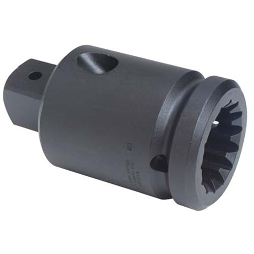 Proto J09902 Female Spline Impact Drive Adapter, #5 x 1", Black Oxide Finish