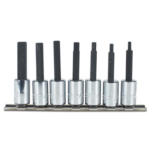 Proto J4900-7C 3/8" Drive 7 Piece Hex Bit Set