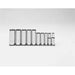 Proto J52111 10-Pieces 3/8" Drive SAE Chrome Socket Set, 6 Point