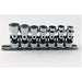 Proto J52200 7-Pieces 3/8" Drive Metric Chrome Socket Set, 12 Point