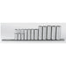 Proto J52209 3/8 Drive 12 Pc. Metric Deep Socket Set - 12 Point