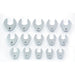 Proto J53001CF 1/2" Drive 15 Piece Crowfoot Wrench Set