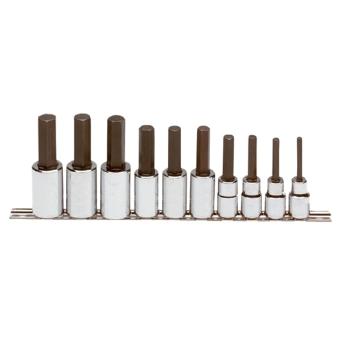 Proto J5441-MA 1/2" Drive 10 Piece Metric Hex Bit Set