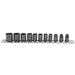 Proto J69106 1/4" DRIVE 11 PIECE IMPACT SOCKET SET - 6 POINT