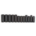 Proto J72217 3/8" DRIVE 12 PIECE METRIC DEEP IMPACT SOCKET SET - 6 POINT