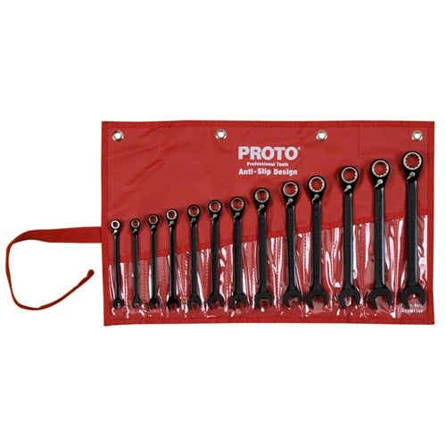 Proto JSCVM-13S 13 Piece mm Ratcheting Spline Wrench Set