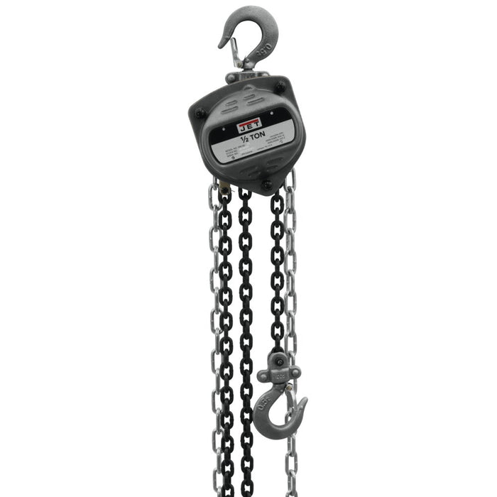 Jet JT9-101901 S90-050-15, 1/2-Ton Hand Chain Hoist With 15' Lift