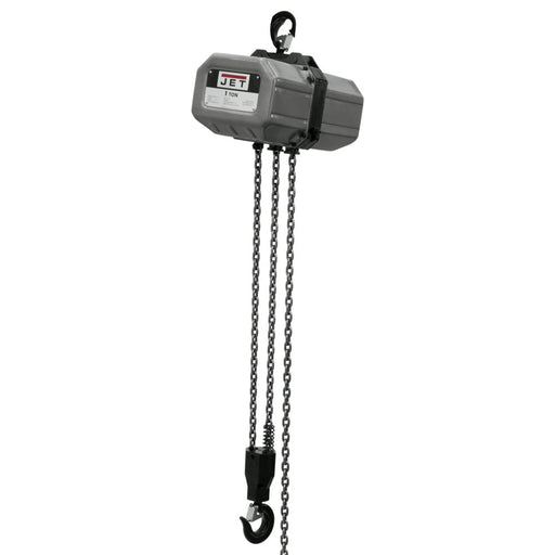 Jet JT9-111500 1SS-1C-15, 1-Ton Electric Chain Hoist 1-Phase 15' Lift