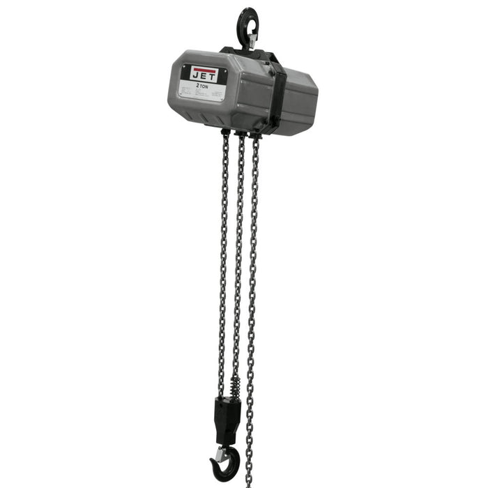 Jet JT9-231000 2SS-3C-10, 2-Ton Electric Chain Hoist 3-Phase 10' Lift