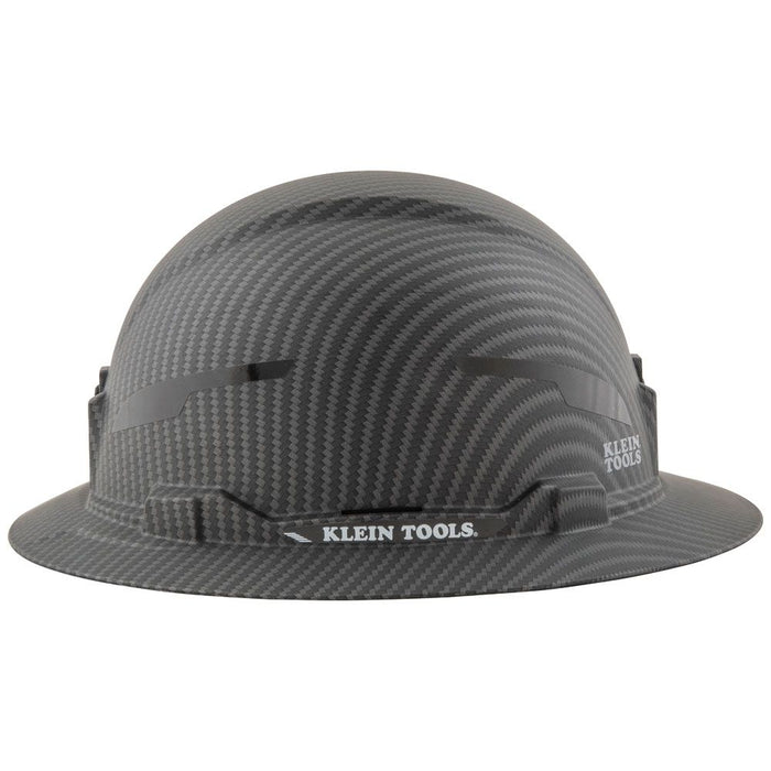 Klein 60345 Hard Hat, Premium KARBN Pattern, Non-Vented Full Brim, Class E - 6