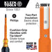 Klein Tools 6334INS Insulated Screwdriver, #1 Phillips Tip, 4" - 2