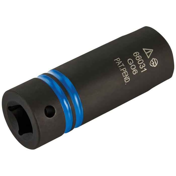 Klein 66031 3-in-1 Slotted Impact Socket, 12-Point, 3/4" and 9/16" - 2