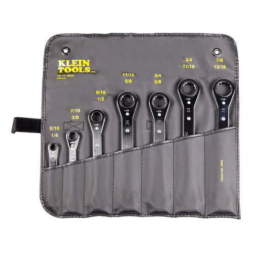 Klein Tools 68222 Ratcheting Box Wrench Set, 7-Piece - 2