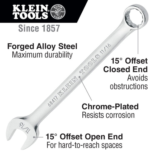 Klein Tools 68406 Combination Wrench Set, 14-Piece - 2