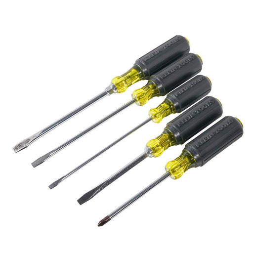 Klein Tools 85075 Screwdriver Set, Slotted and Phillips, 5-Piece - 2