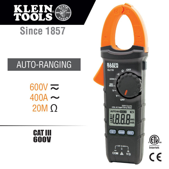 Klein CL110KIT Electrical Maintenance and Test Kit - 2