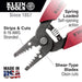 Klein 11049 Wire Stripper/Cutter for 8-16 AWG Stranded Wire - 6