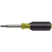 Klein Tools 32476 Multi-Bit Screwdriver / Nut Driver, 5-in-1, Phillips, Slotted Bits