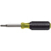 Klein Tools 32476 Multi-Bit Screwdriver / Nut Driver, 5-in-1, Phillips, Slotted Bits