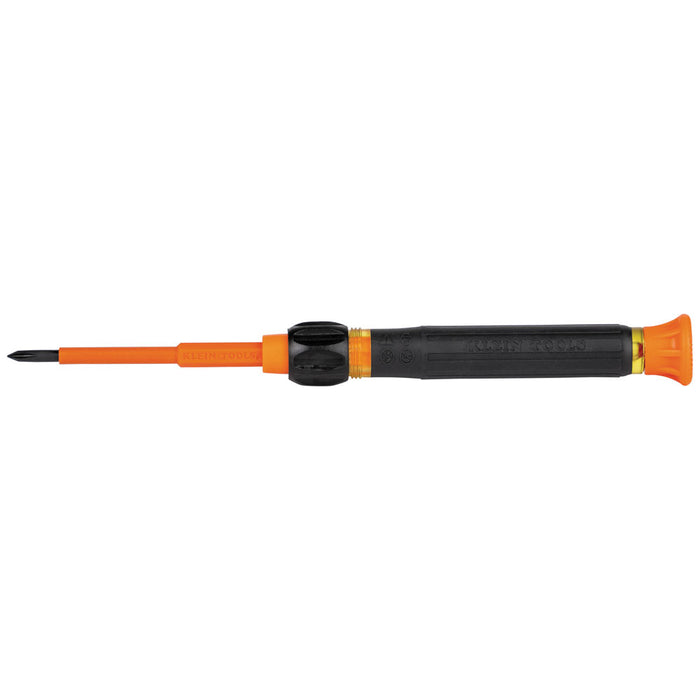 Klein 32581INS 2-in-1 Insulated Electronics Screwdriver, Phillips, Slotted Bits - 4