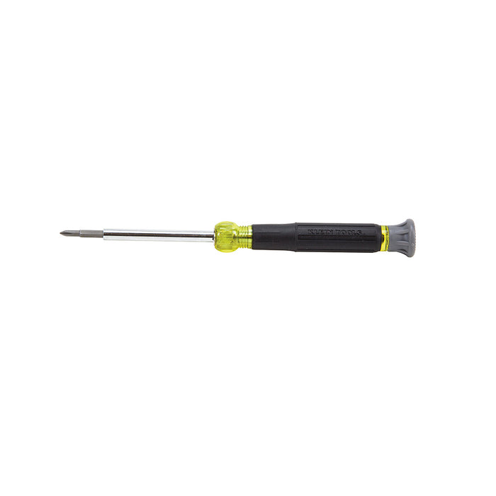 Klein Tools 32581 Multi-Bit Electronics Screwdriver, 4-in-1, Phillips, Slotted Bits