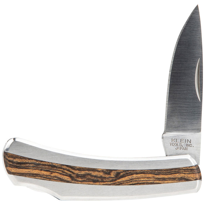 Klein Tools 44033 Stainless Steel Pocket Knife, 2-1/4" Drop Point Blade - 2