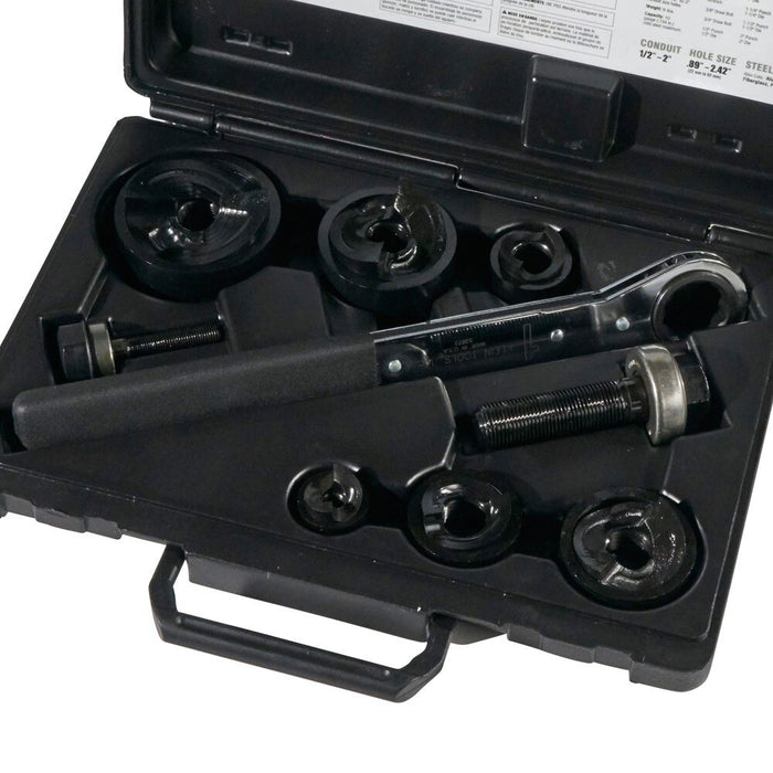 Klein 53732SEN Knockout Punch Set with Wrench - 3