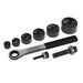 Klein 53732SEN Knockout Punch Set with Wrench - 6