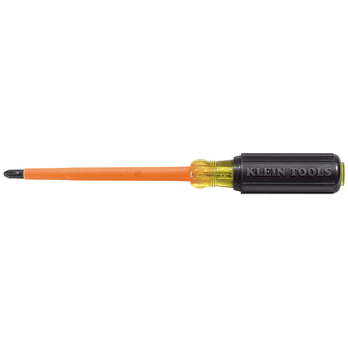 Klein Tools 603-4-INS Insulated Screwdriver, #2 Phillips Tip, 4" - 2