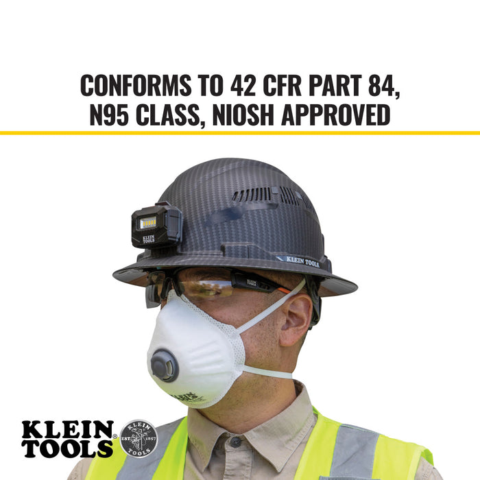 Klein 6044010 N95 Disposable Respirator, 10-Pack - 6