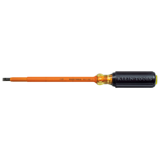 Klein Tools 605-7-INS Insulated 1/4" Cabinet Tip Screwdriver, 7"